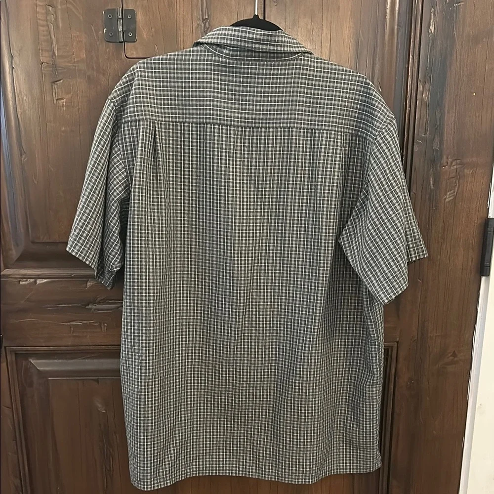 Men's Gray Checkered Shirt - Picture 6 of 6